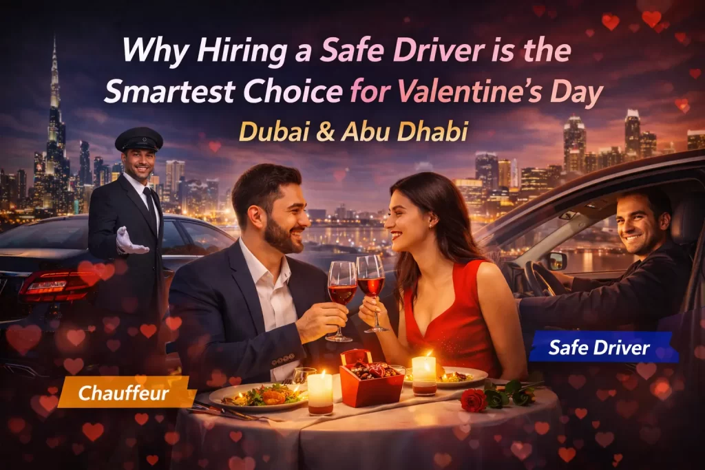 Why Hiring a Safe Driver is the Smartest Choice for Valentine’s Day (Dubai & Abu Dhabi)
